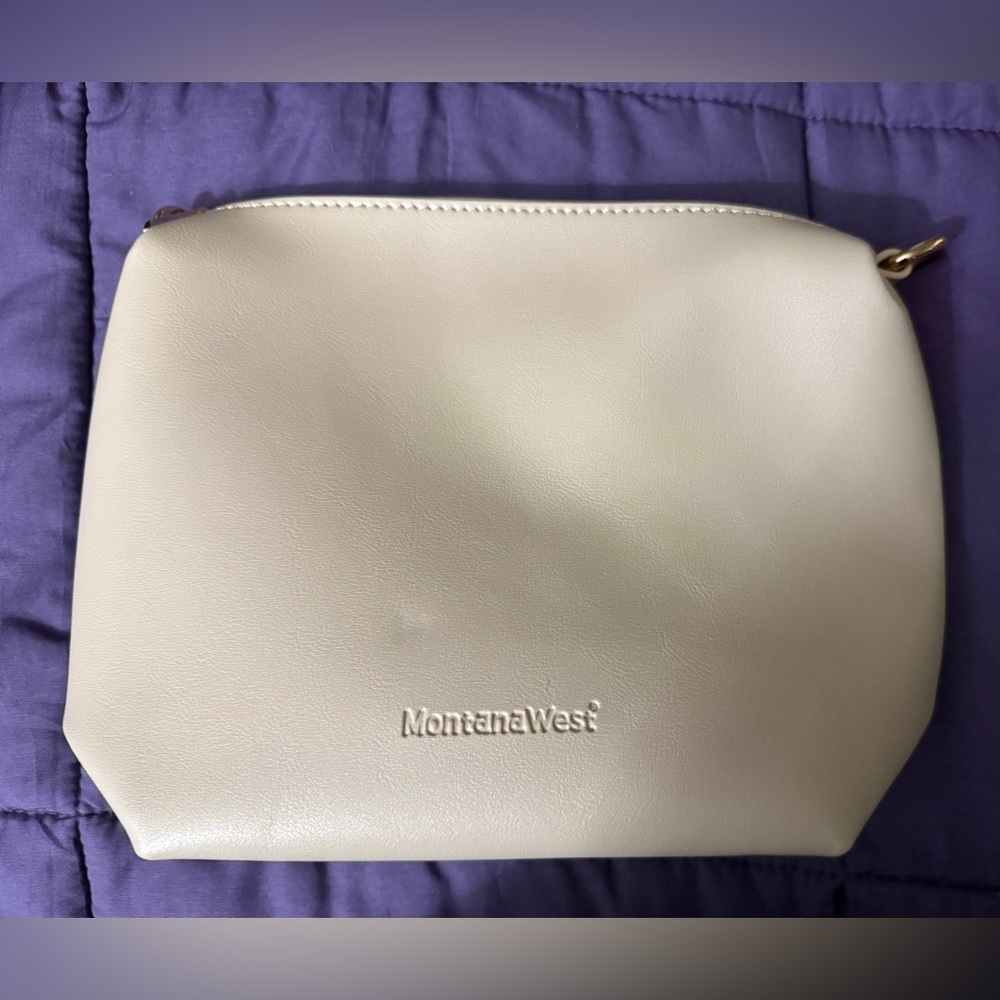 Montana West Beige Crossbody Bag or Clutch